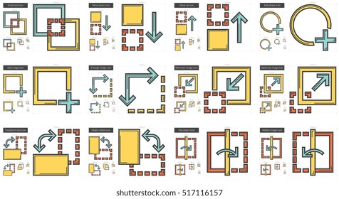 Vektorsymbol von Content Edition, einzeln auf weißem Hintergrund. Das Content Edition Line Symbol für Infografik, Website oder App. Skalierbares Symbol, das auf einem Gittersystem entworfen wurde.