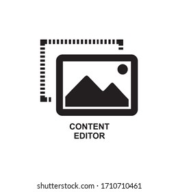 ICONO DEL EDITOR DE CONTENIDO , ICONO DE CONCEPTO DE ARCHIVO