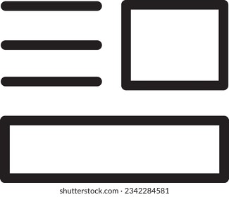 Content File Text Outline Icon