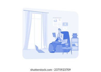 Content Freelancer Is Writing Content For An Advertisement