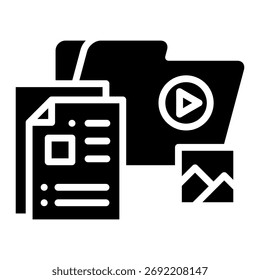 Elemento De Ícone Do Hub De Conteúdo Para Design