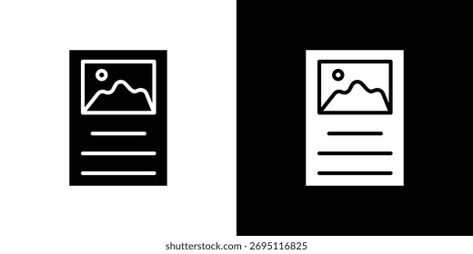 Concepto de icono de contenido. icono de silueta.