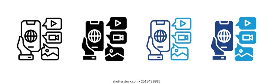 Content Icon Element For Design