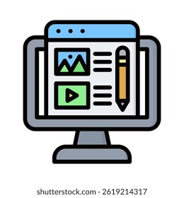 Content Icon Element for Design
