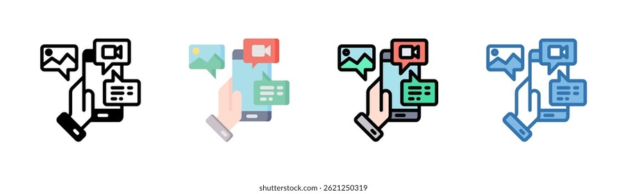 Content Icon Element For Design