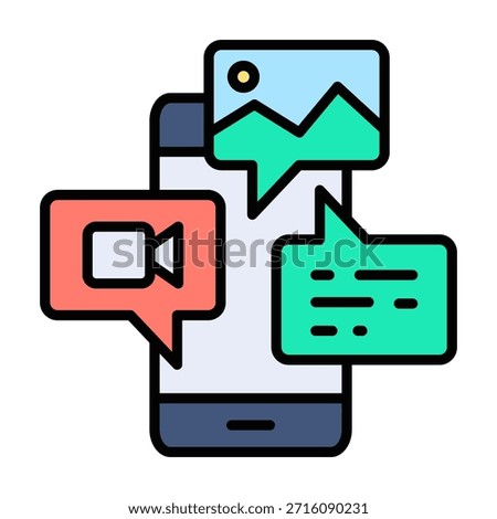 Content Icon Element For Design