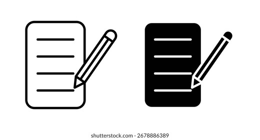 Icono de contenido línea estilo Diseño gráfico Vectores editables.