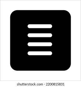 Content icon. Linear symbol design content, Simple line element vector illustration on a white background.