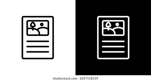 Ícone de conteúdo Logotipo. Ilustração de vetor. Ilustração de EPS.