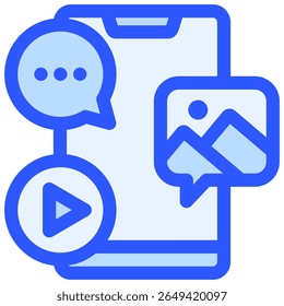 Símbolo de icono de contenido. Ilustración vectorial