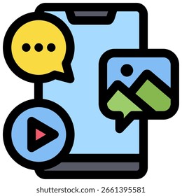 Símbolo de icono de contenido. Ilustración vectorial