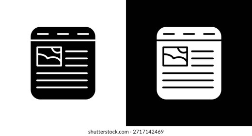 Icono de contenido Vector elemento de diseño Vector eps 10