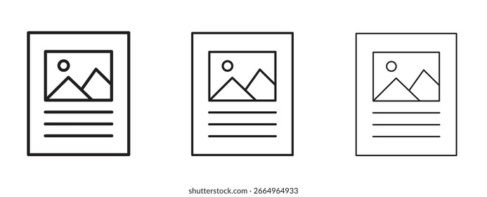 Content icon for Website or Apps Elements, Logo. Pixel vector graphics