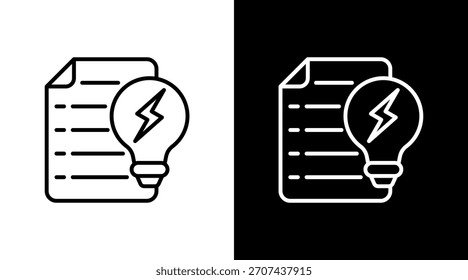 Content Idea With Icon Set Design
