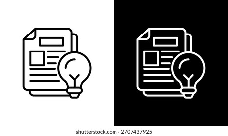 Ideación de contenido con diseño de conjunto de iconos