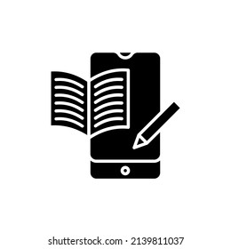 Icono de Biblioteca de contenido en vector. logotipo