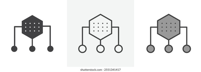 Content management icon pack. Vector illustration. EPS10