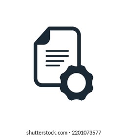 Content Management Icon. Vector Graphics 