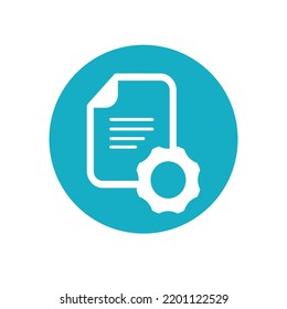 Content Management Icon. Vector Graphics 