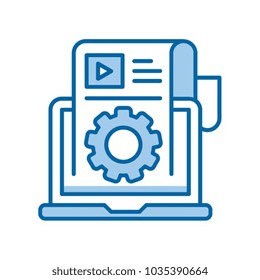 content management vector icon