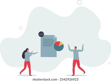 Content marketing and code writing for brand awareness .flat characters.