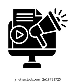 Elemento de icono de marketing de contenido para diseño