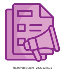 Elemento de icono de marketing de contenido para diseño