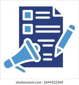 Content Marketing Icon Element For Design