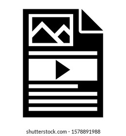content marketing icon isolated sign symbol vector illustration - high quality black style vector icons
