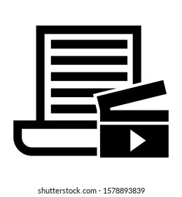 content marketing icon isolated sign symbol vector illustration - high quality black style vector icons
