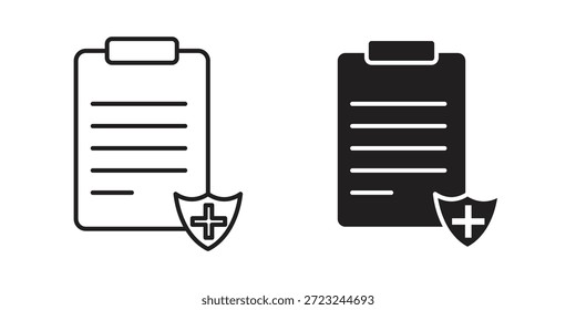 Contorno do ícone de marketing de conteúdo e sinal vetorial sólido, pictogramas lineares