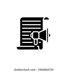 Content Marketing icon in vector. Logotype