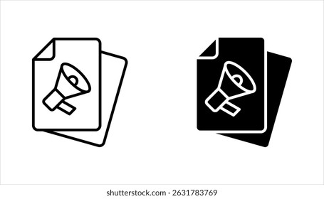 Content Marketing Line Icon Set, Content linear symbol design from SEO collection. vector illustration on white background
