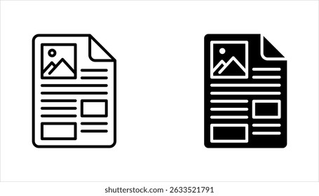 Conjunto de iconos de línea de marketing de contenido, diseño de símbolos lineales de contenido de colección SEO. Ilustración vectorial sobre fondo blanco
