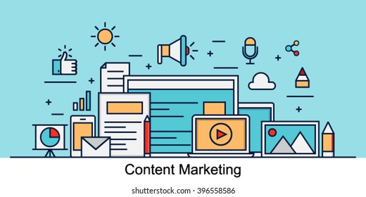 Content Marketing Vector