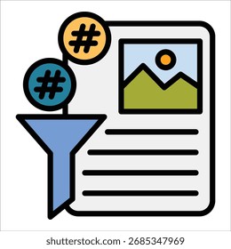 Elemento De Ícone De Moderação De Conteúdo Para Design