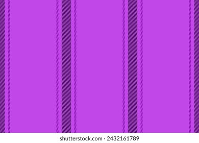 Content pattern stripe vertical, group texture lines seamless. Mid textile vector fabric background in purple and dark colors.