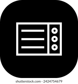 Content planner project development icon with black filled line outline style. planner, calendar, plan, business, content, schedule, office. Vector Illustration