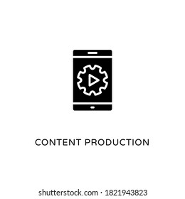 Content Production icon in vector. Logotype
