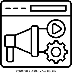 Content publishing vector icon. Can be used for printing, mobile and web applications.