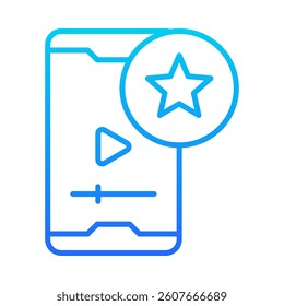 Content Rating Icon Element for Design