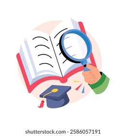Content Research Concepts Style illustrations. EPS 10 File stock illustration