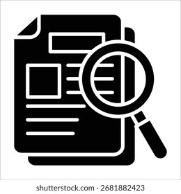 Elemento De Icono De Revisión De Contenido Para Diseño