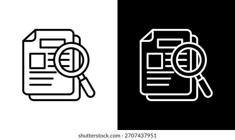 Revisão De Conteúdo Com Design De Conjunto De Ícones