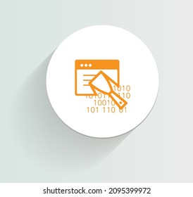 Content Scraping icon vector design