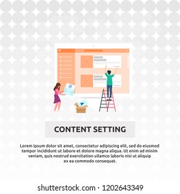 Content Setting - Illustration Design