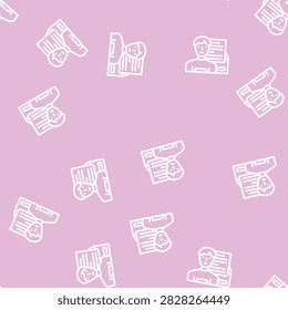 content syndication lead line seamless pattern content syndication lead thin line illustration