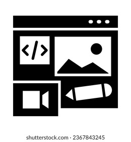 Content Vector Glyph Icon For Personal And Commercial Use.
