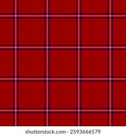 Content vector plaid background, deep fabric pattern check. Network tartan textile texture seamless in red and pink colors palette.