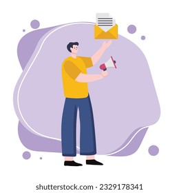 Content writing by creator illustration vector icon which can easily modify or edit